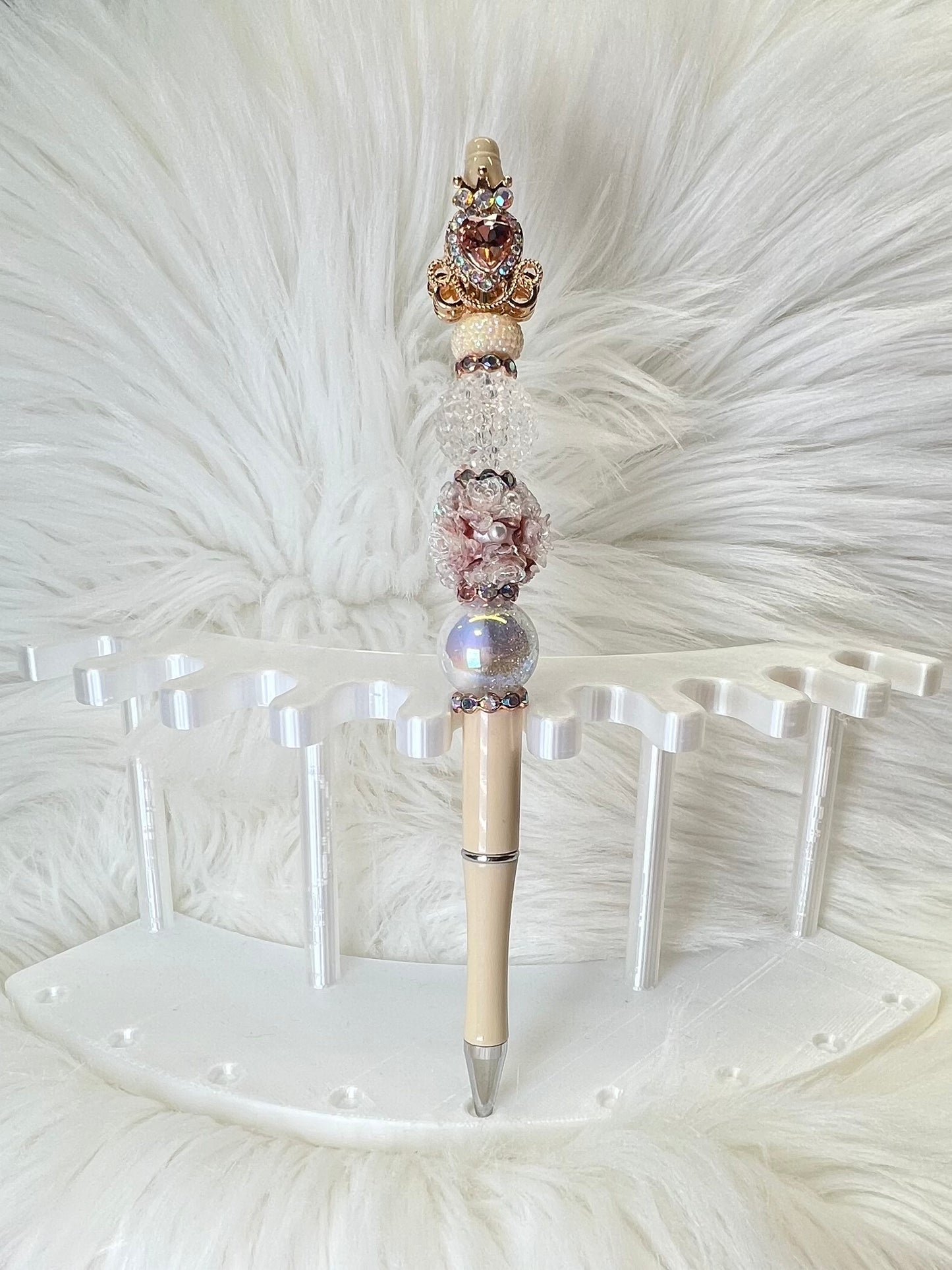 Cream Fancy Pen